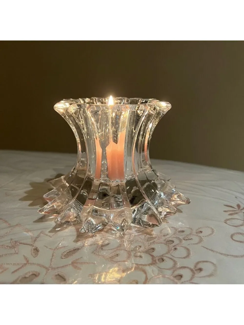 PartyLite Vintage Crystal Candle Holder